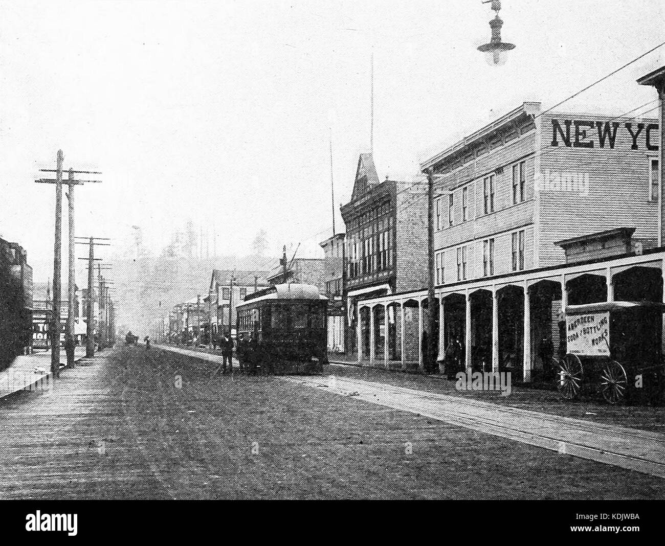 Hoquiam, Washington (circa 1884 Stock Photo Alamy