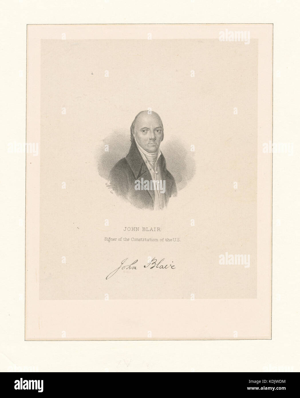 John Blair (NYPL Hades 287481 EM3939) Stock Photo