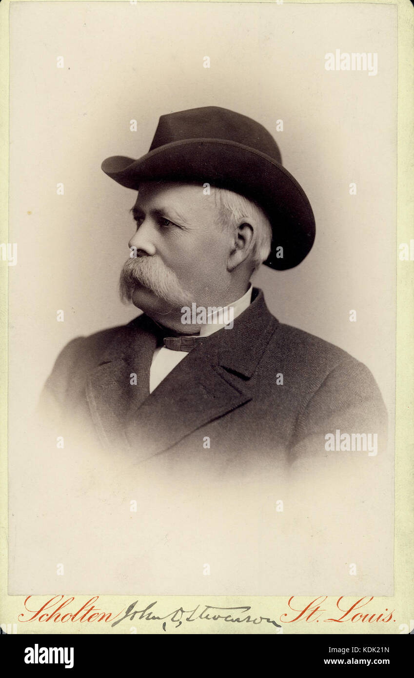 John D. Stevenson, Brevet Major General, Brigadier General, U.S.A. Volunteers Stock Photo