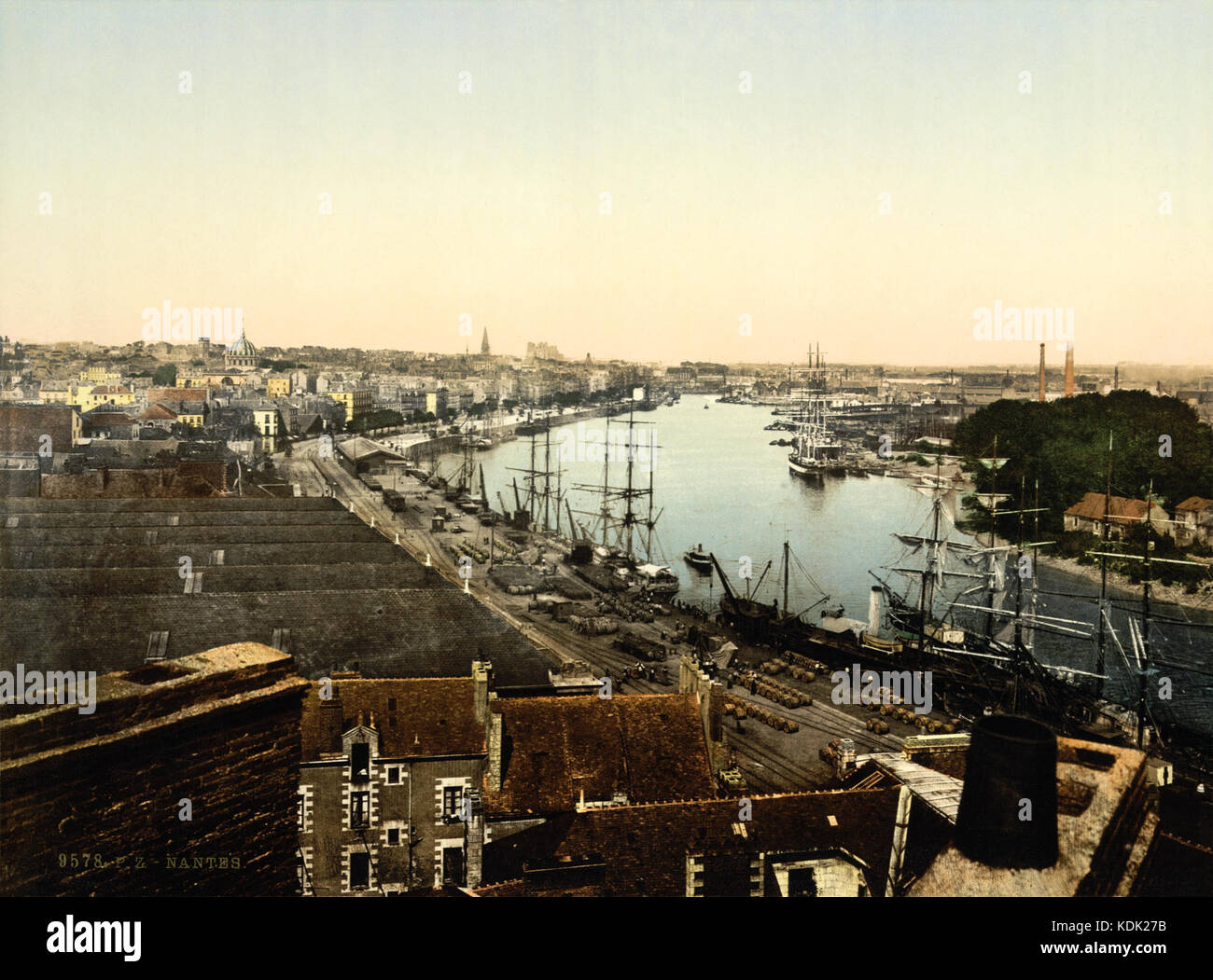 Nantes, France, ca. 1897 Stock Photo Alamy