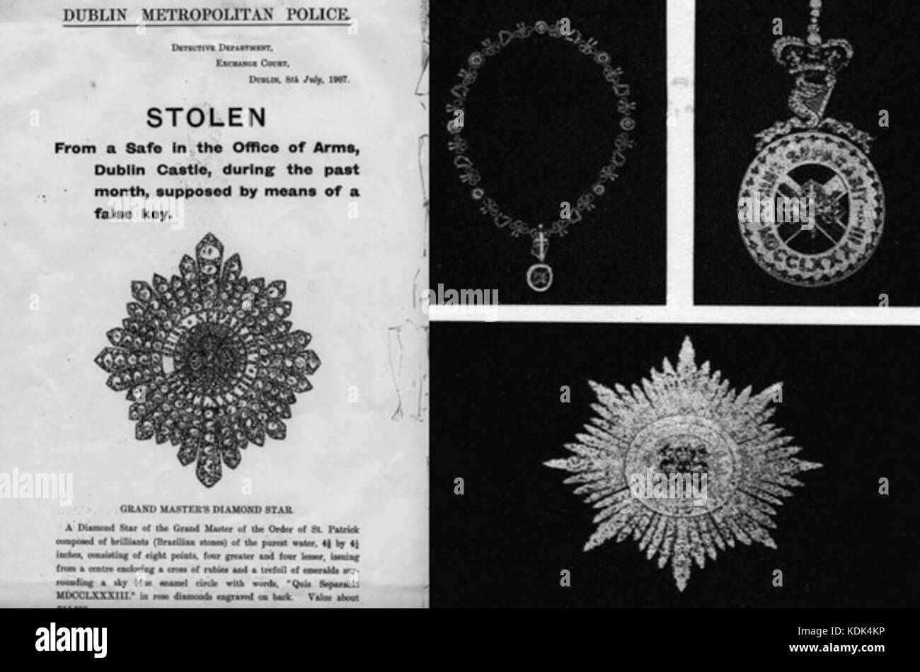 Irish Crown Jewels Stock Photo Alamy