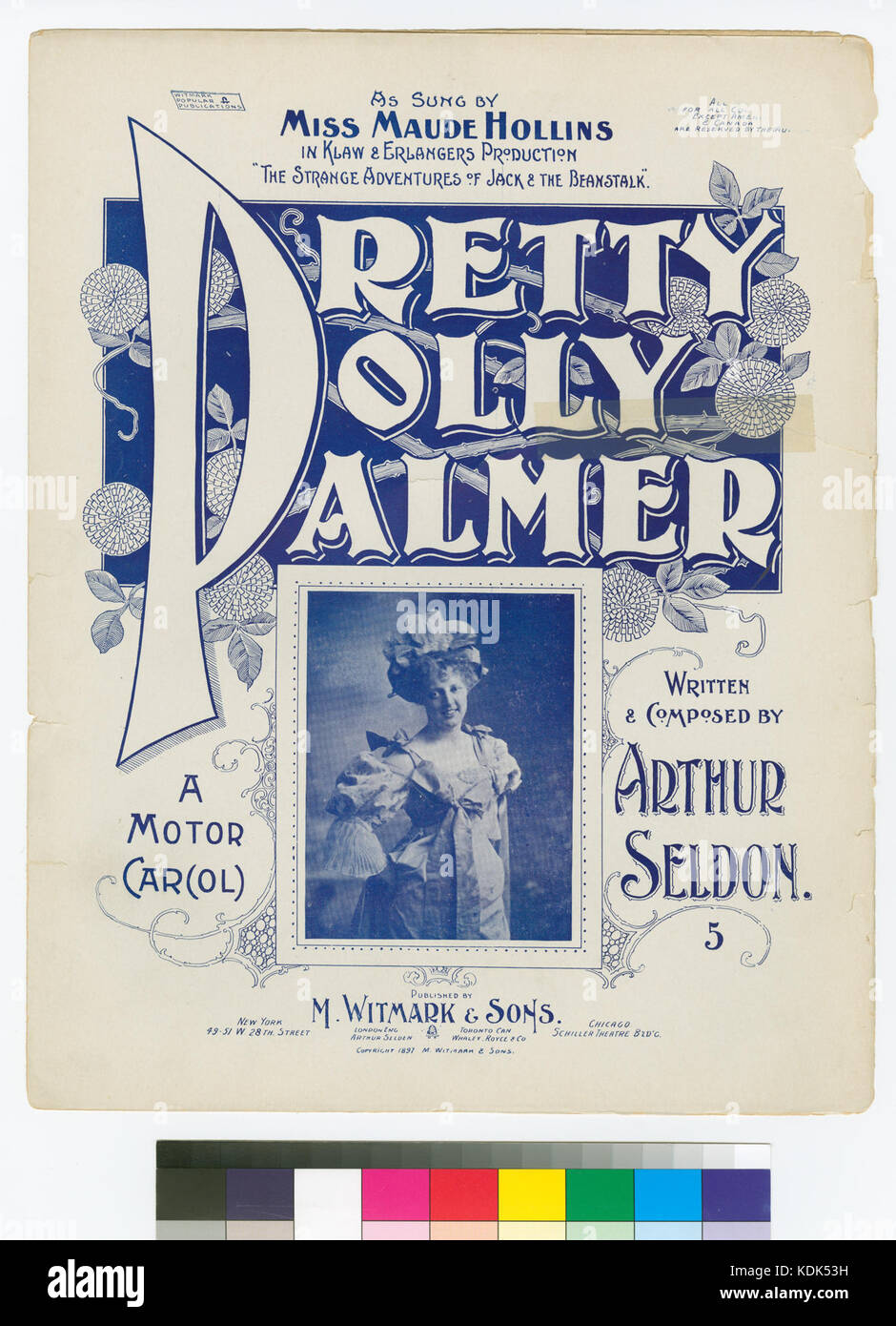 Pretty Polly Palmer (NYPL Hades 464625 1165680) Stock Photo