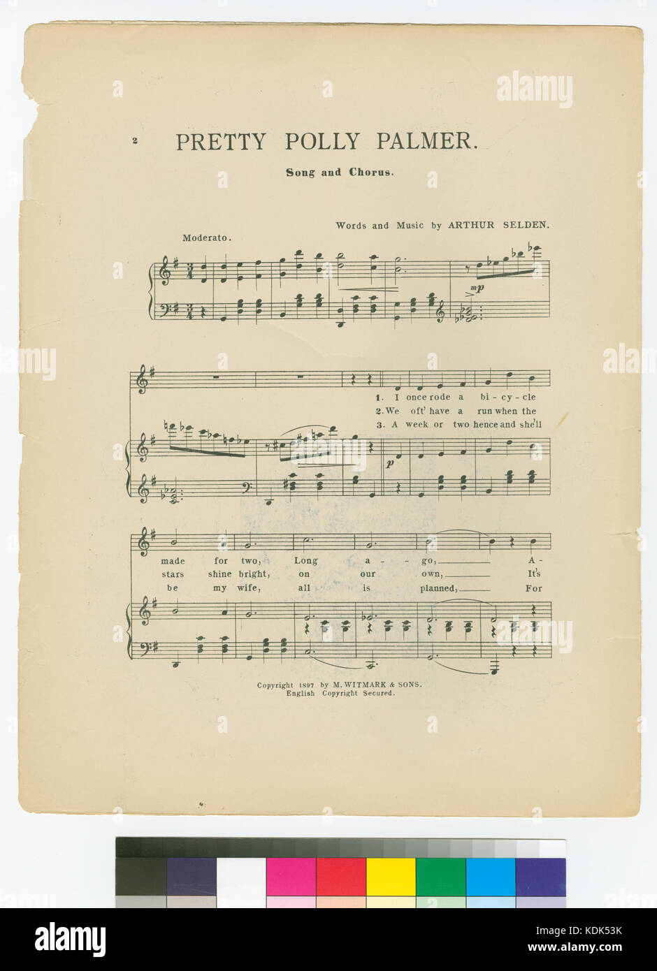 Pretty Polly Palmer (NYPL Hades 464625 1712292) Stock Photo