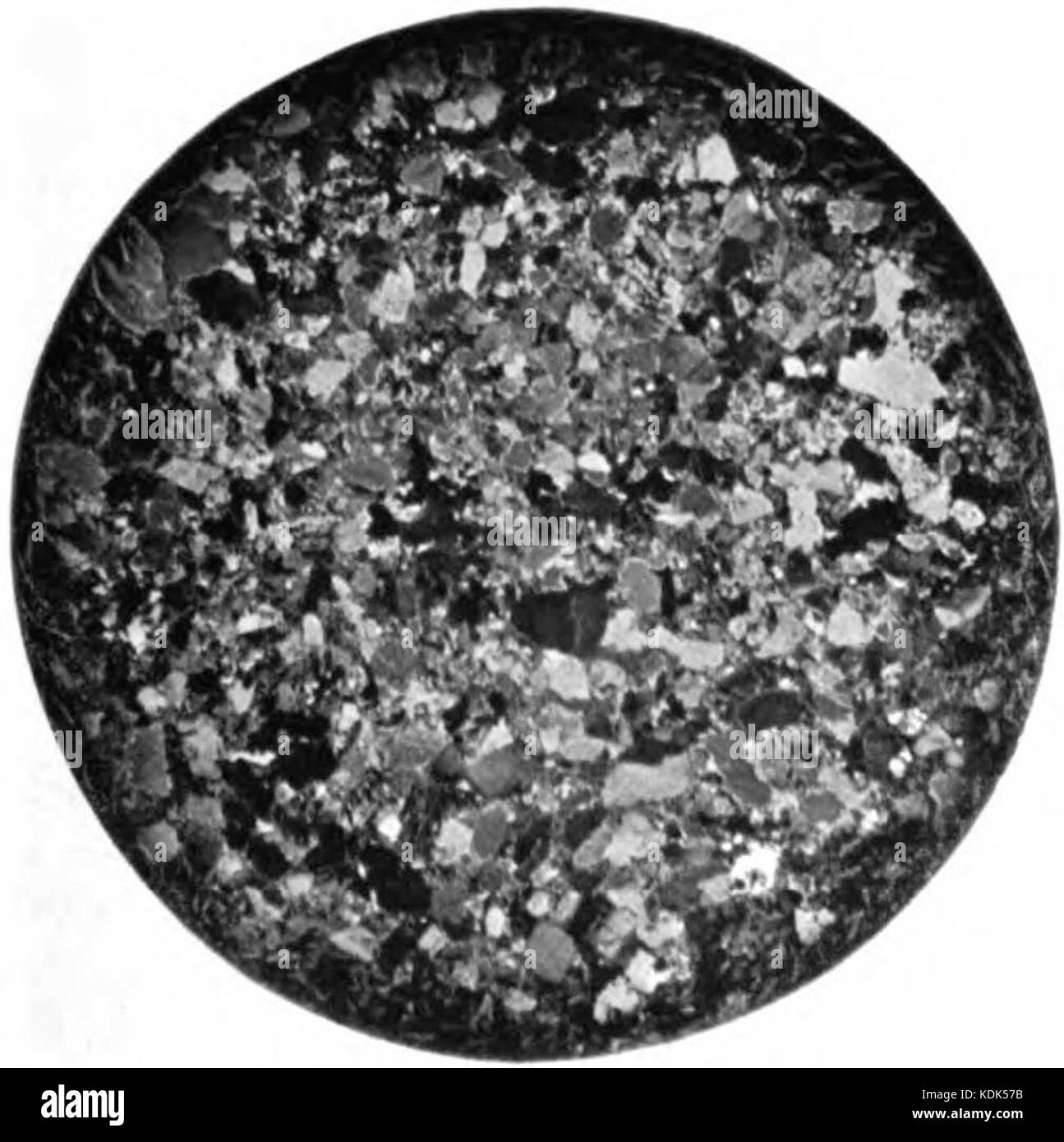 Photomicrograph gneiss PlateXVII Fig2 MD Geological Survey Volume 2 Stock Photo
