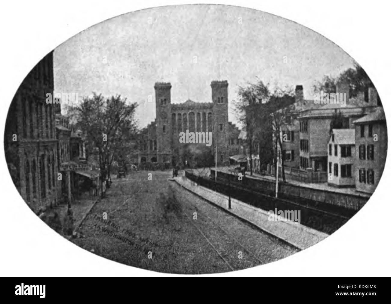 Salem station, 1863 Stock Photo Alamy