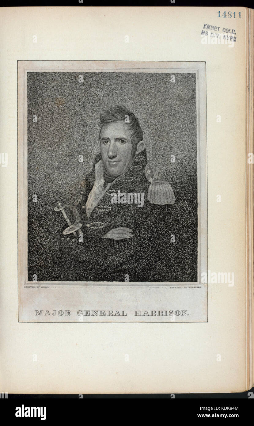 The image shows Major General Harrison, a figure of significance in ...