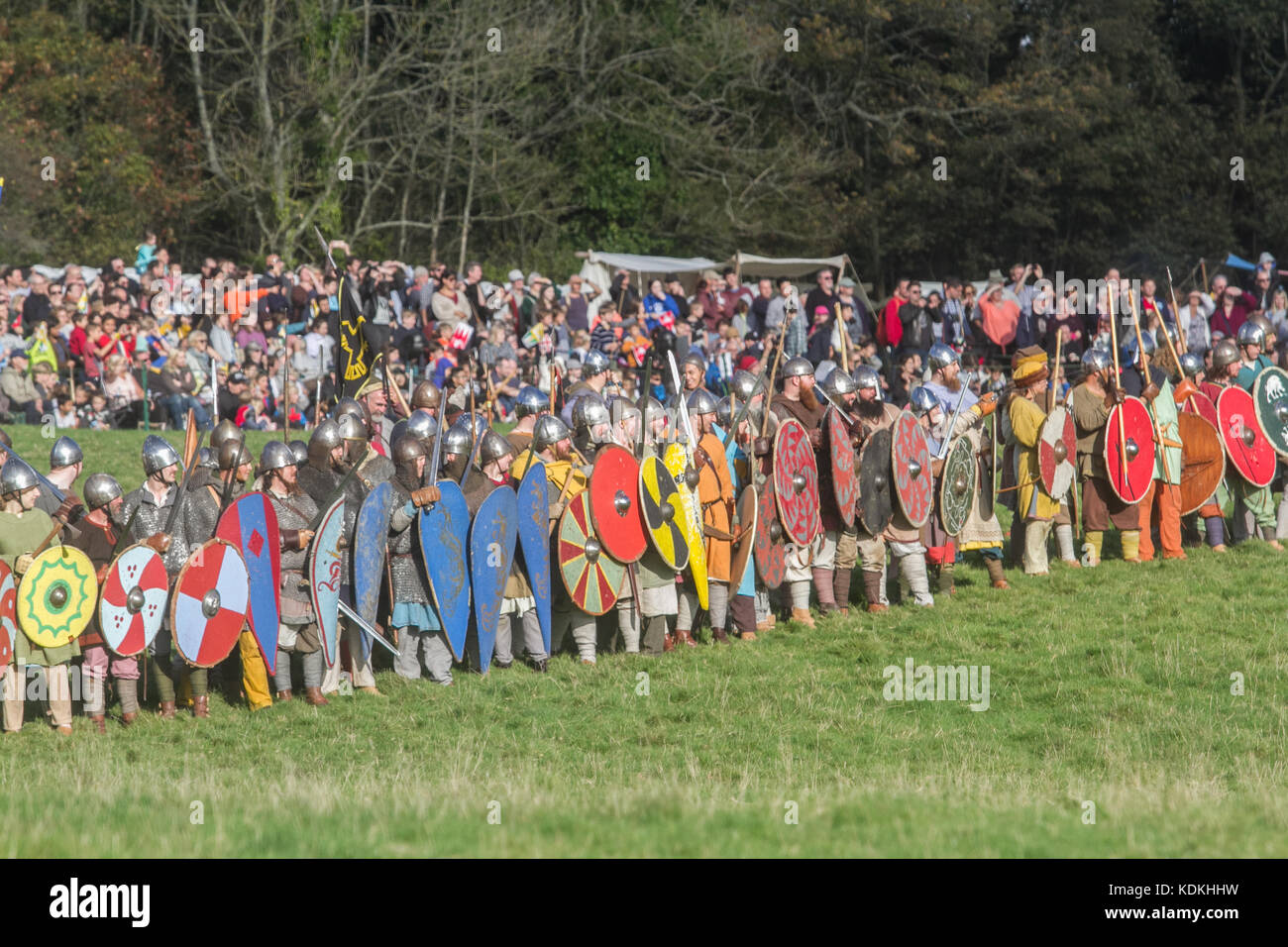 Hastings, UK. 14th October, 2017. A historical re-enactment of the ...