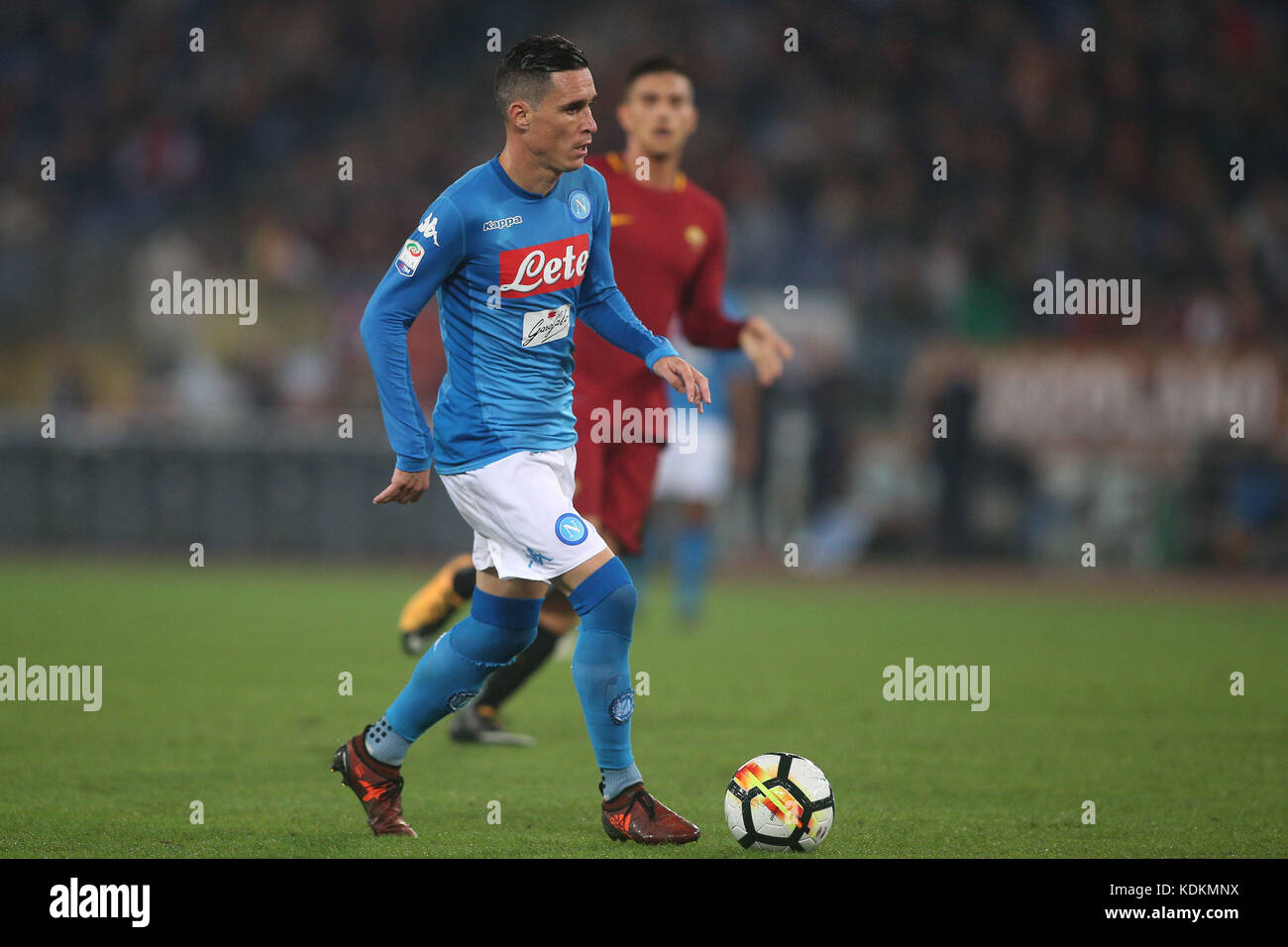 ROME, ITALY - Olimpic stadium, 14 october 2017 :Hamsik in action during ...