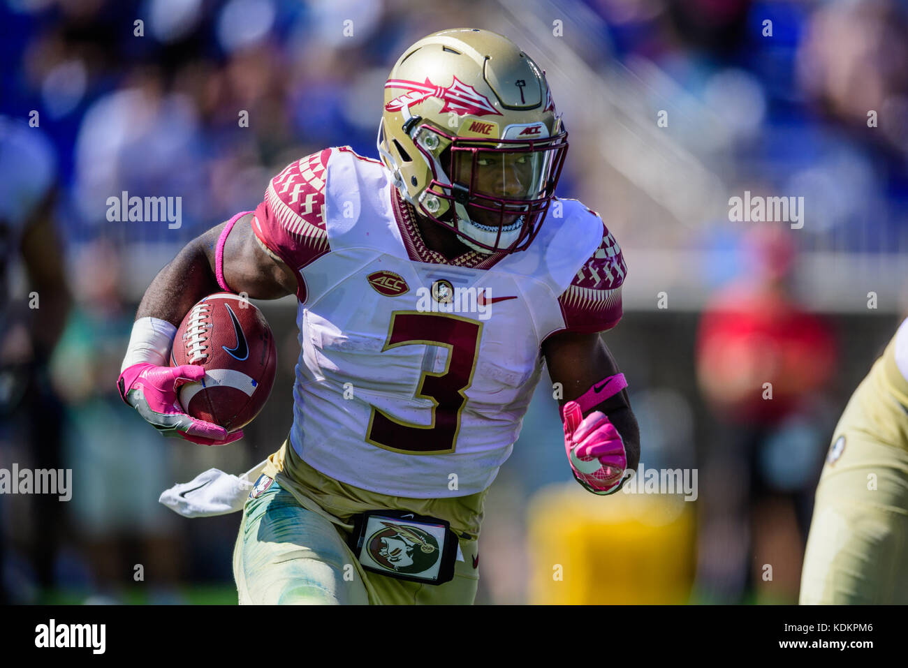Florida State Running Back Cam Akers 3 During The Ncaa College Football Game Between Florida State And Duke On Saturday October 14 2017 At Wallace Wade Stadium In Durham Nc Jacob Kupferman Csm