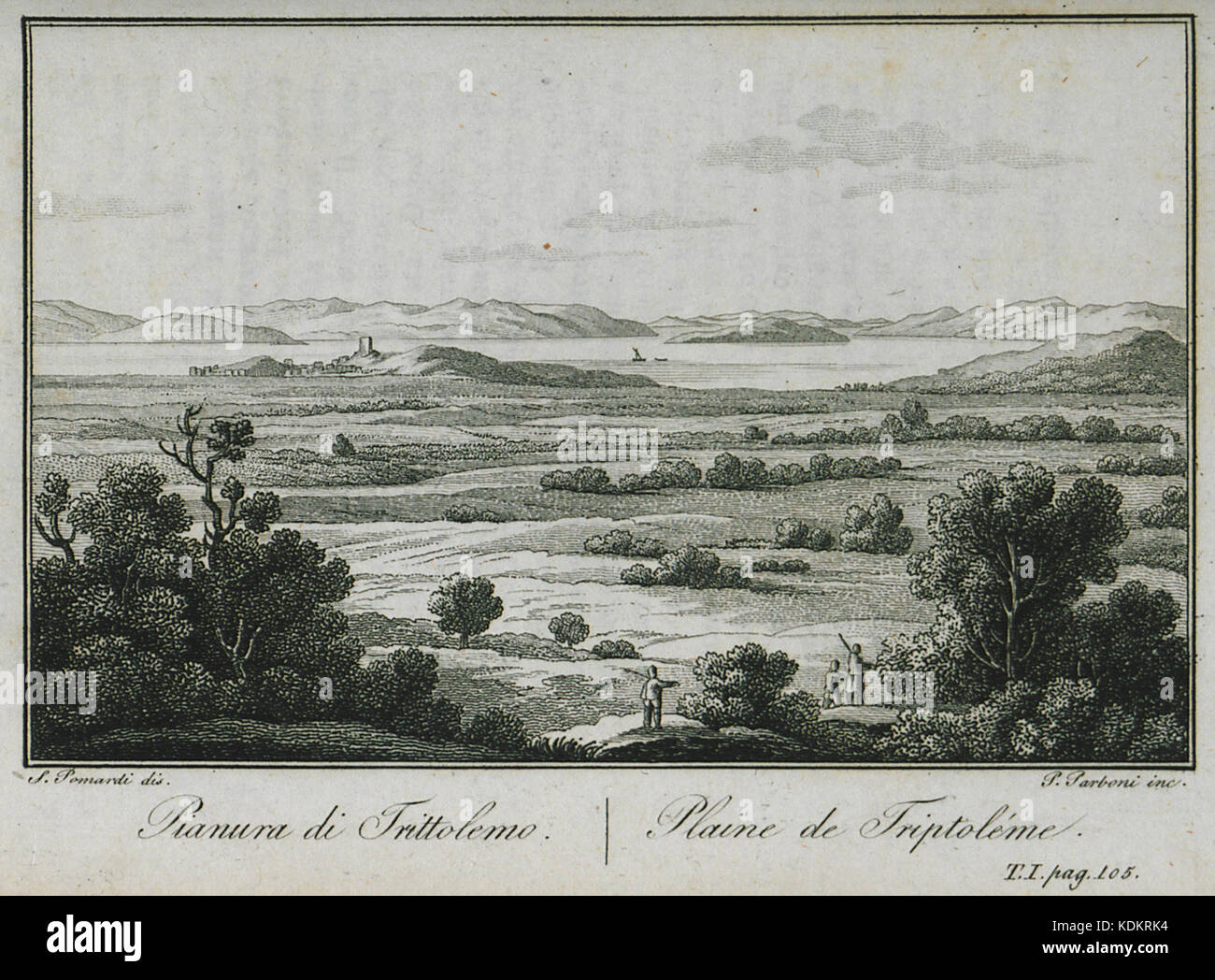 Pianura di Trittolemo Pomardi Simone 1820 Stock Photo Alamy