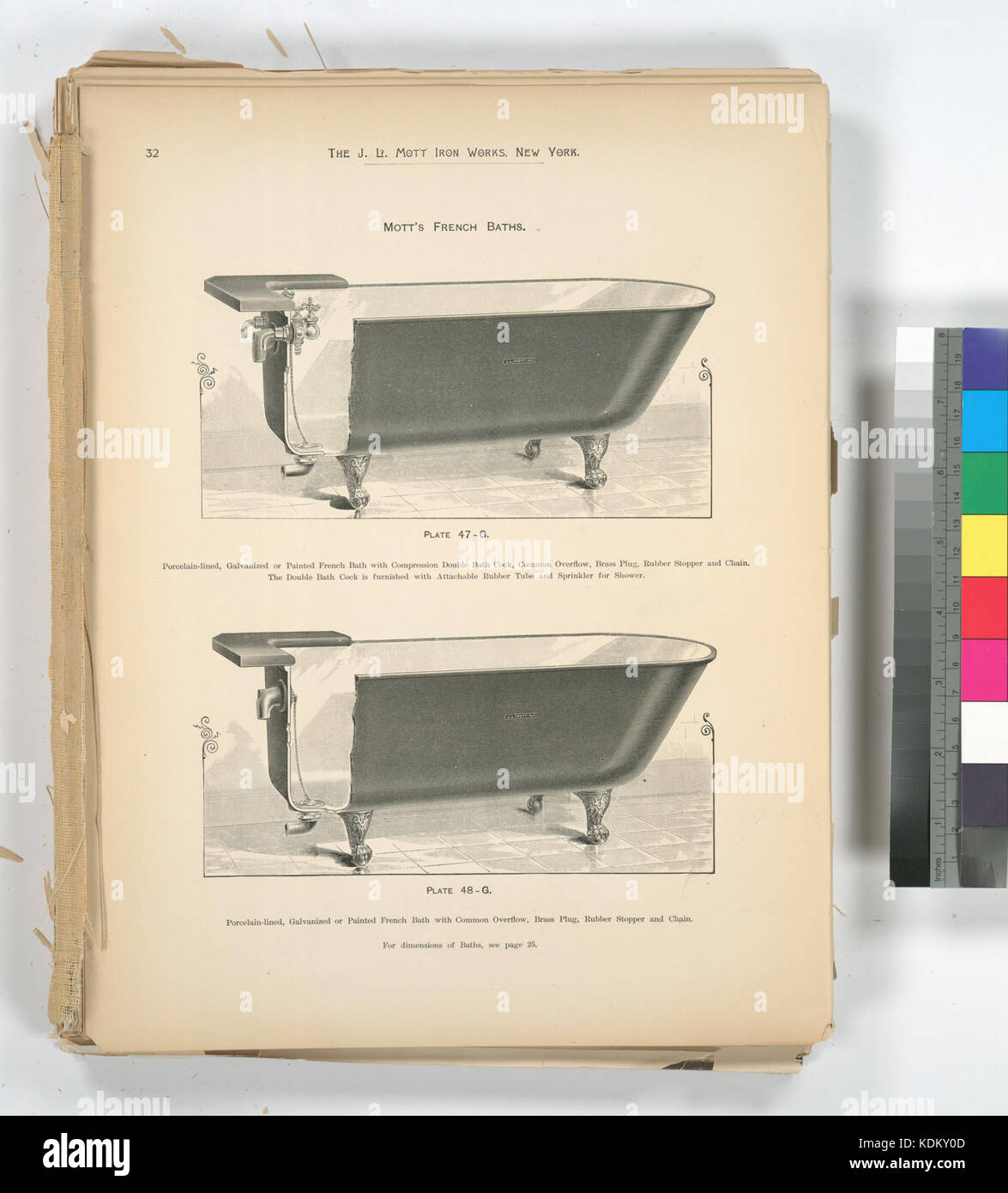 Mott's French Baths (NYPL b15260162 487345 Stock Photo Alamy