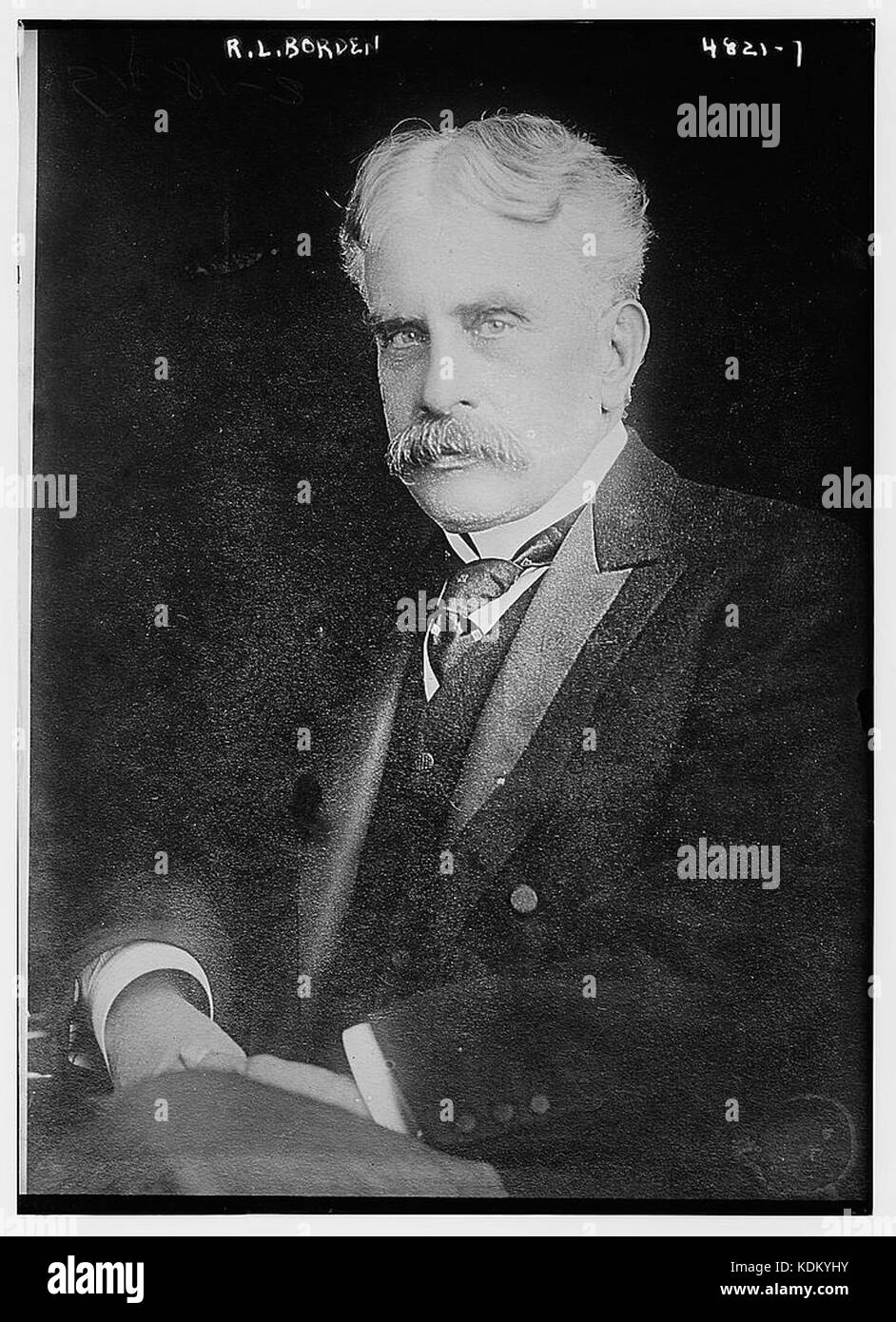 Robert Laird Borden circa 1918 Stock Photo Alamy