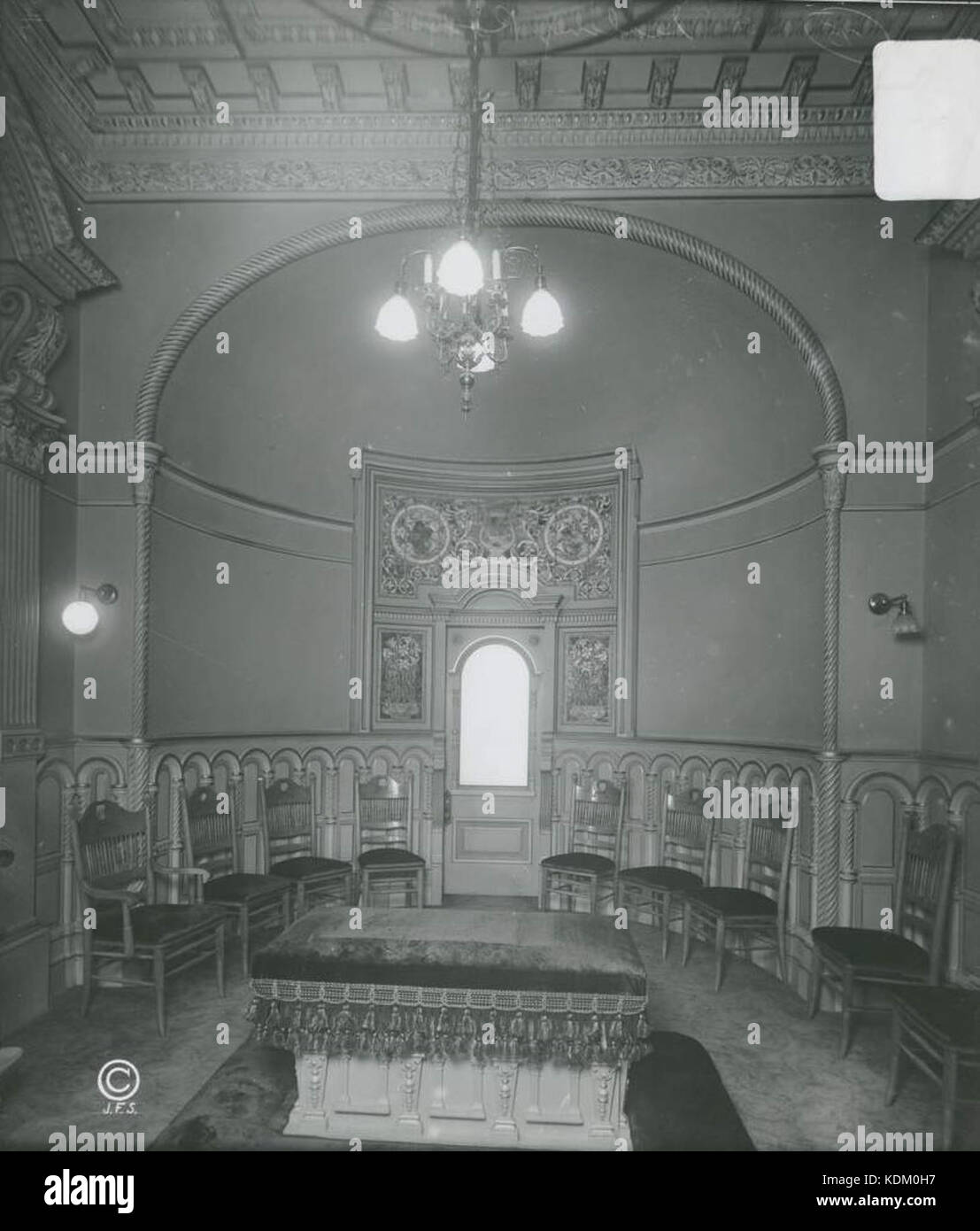 Sealing Room For The Living Salt Lake Temple Stock Photo