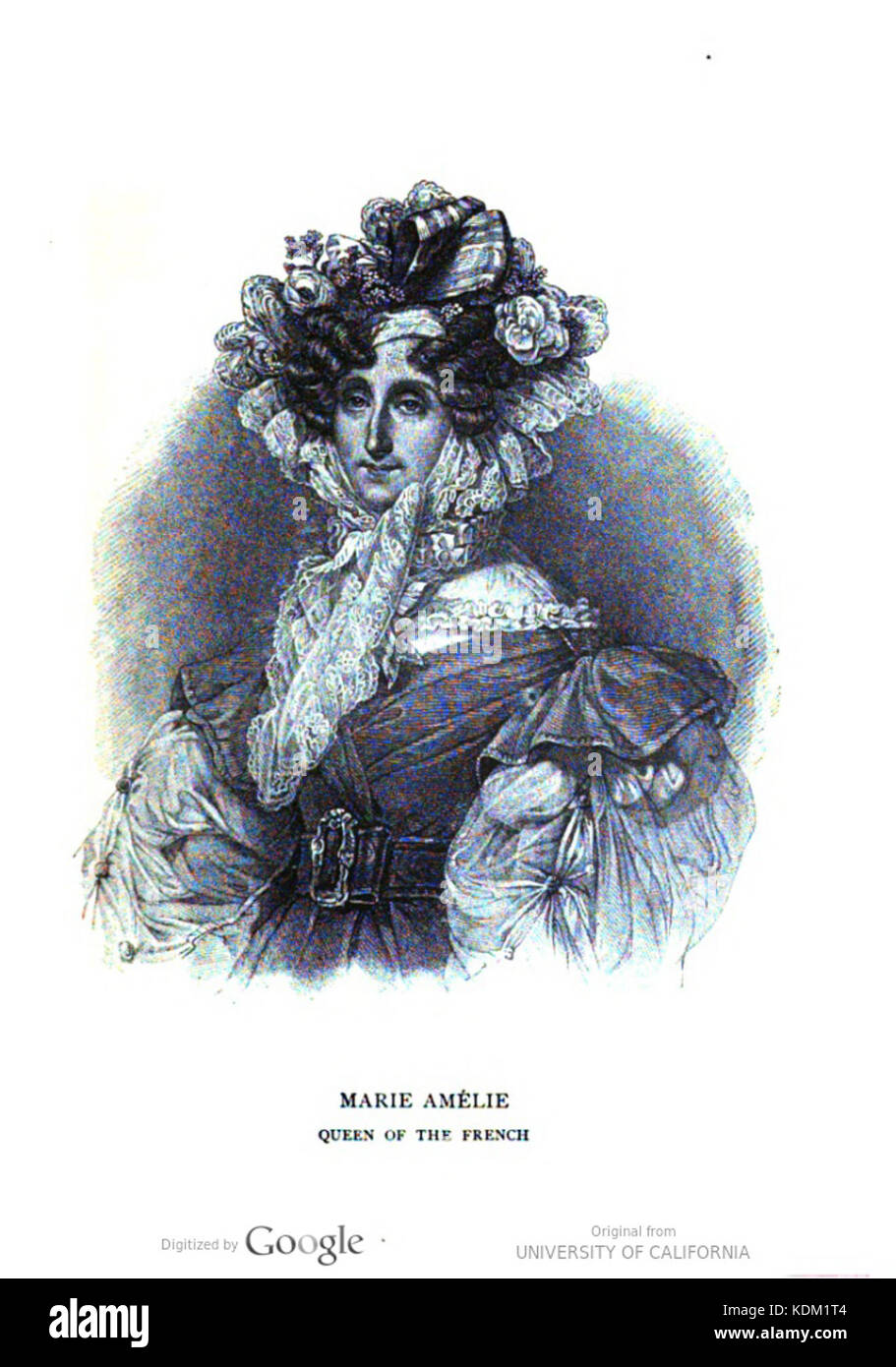 Marie Amelie, Queen of the French Stock Photo Alamy