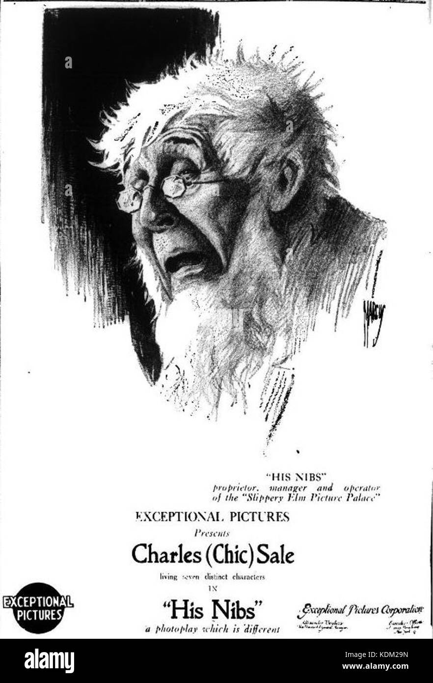His Nibs (1921) 2 Stock Photo Alamy