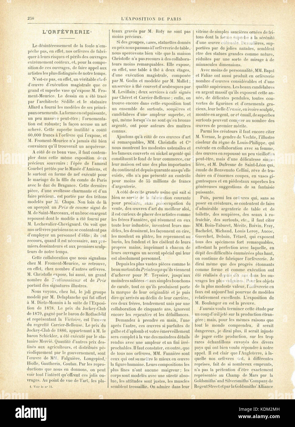 L'Exposition de Paris de 1889 No72 page 250 Stock Photo - Alamy