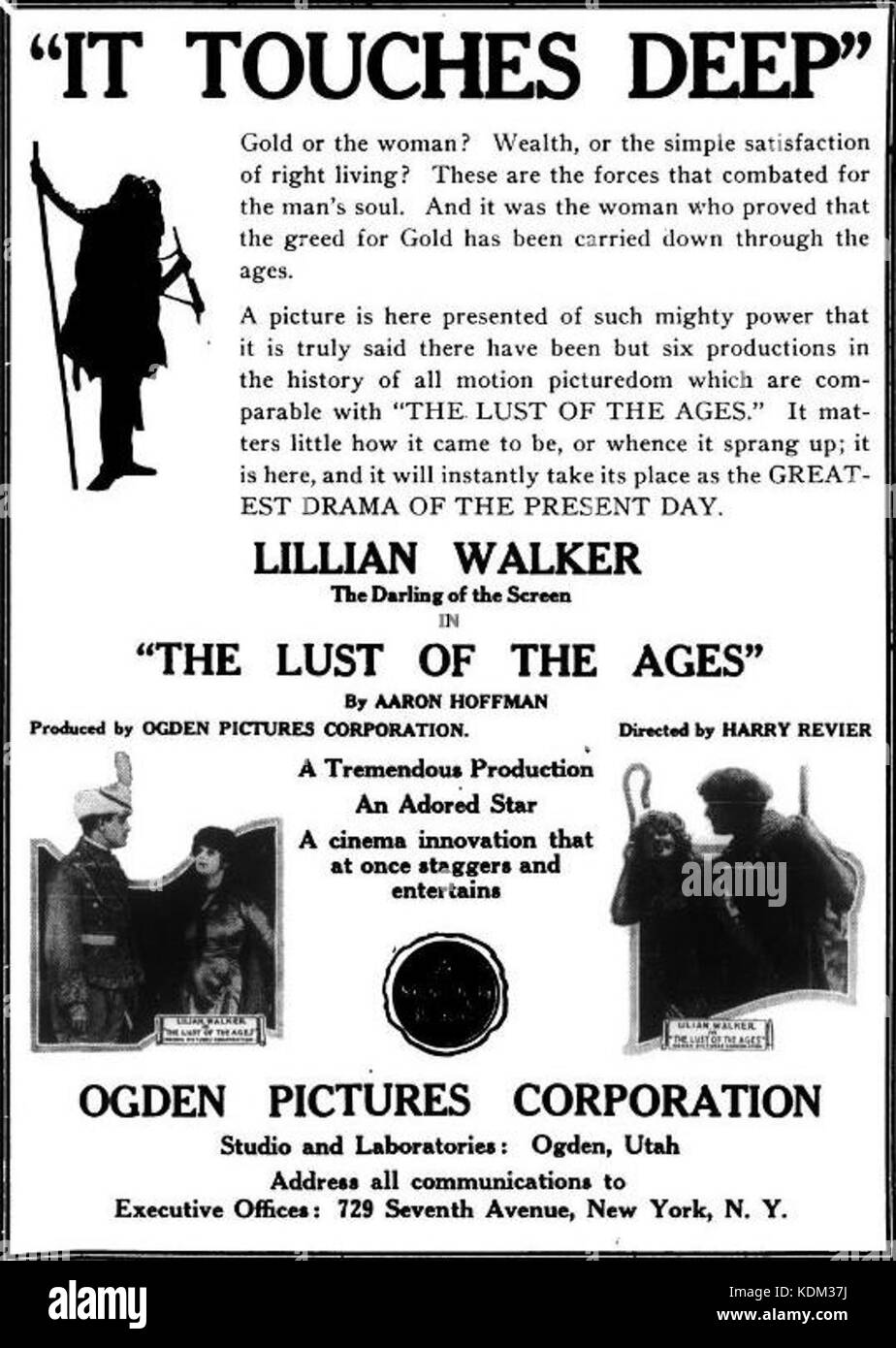 Lust of the Ages (1917)   2 Stock Photo
