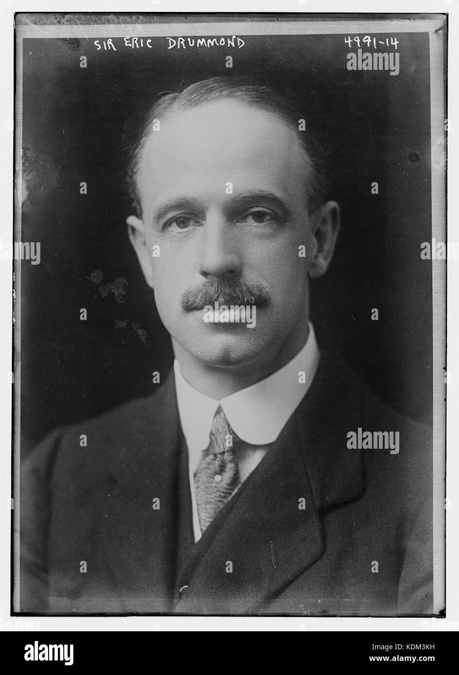 Sir Eric Drummond circa 1918 Stock Photo Alamy