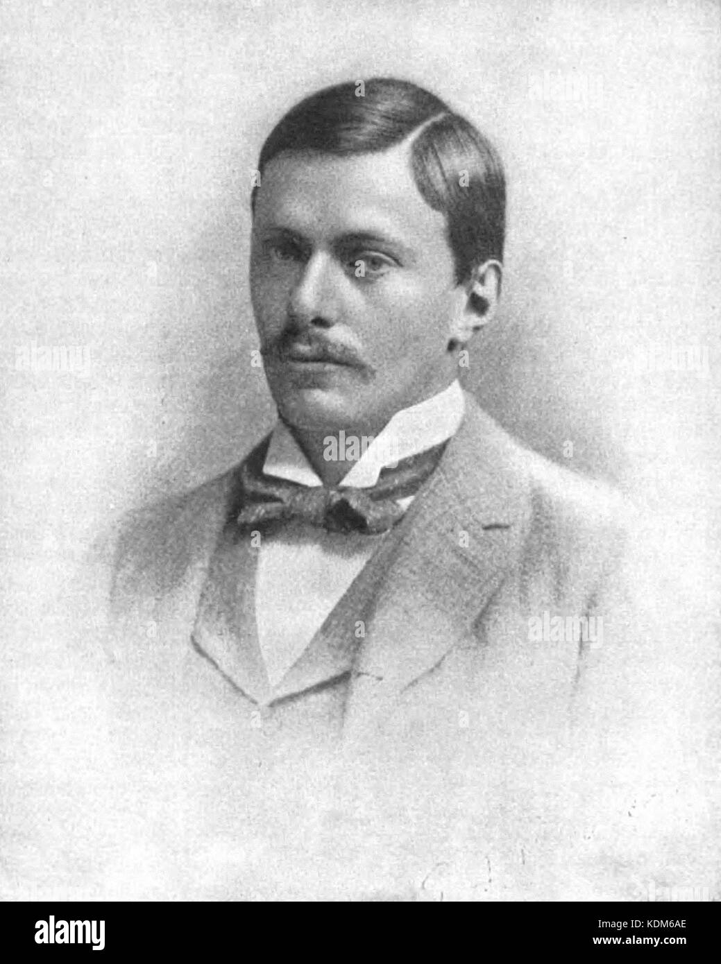 Portrait of Edward Frederic Benson Stock Photo