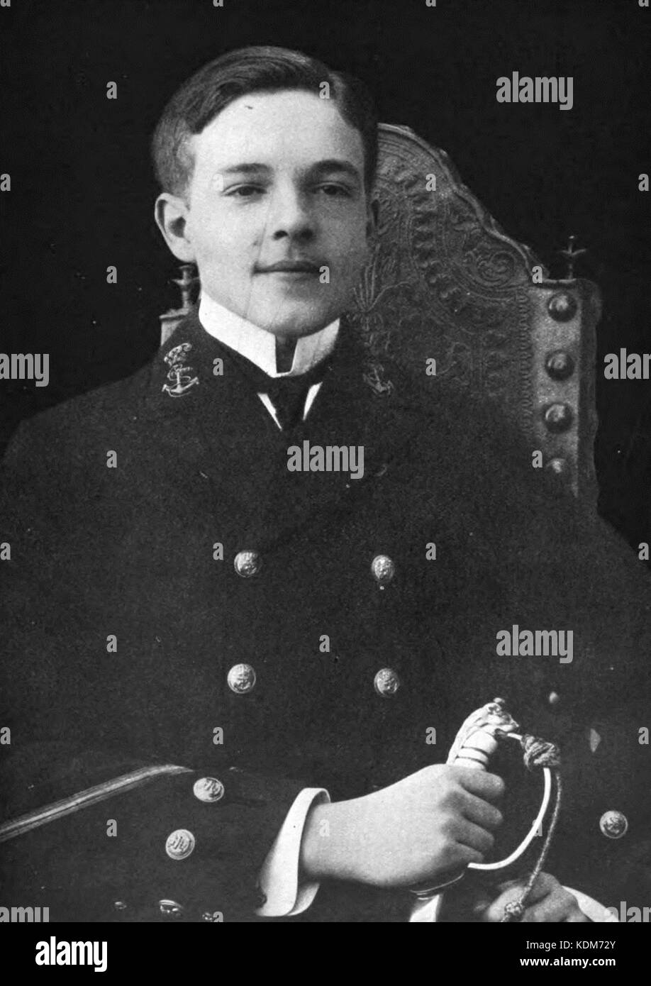 Manuel II. King of Portugal Stock Photo