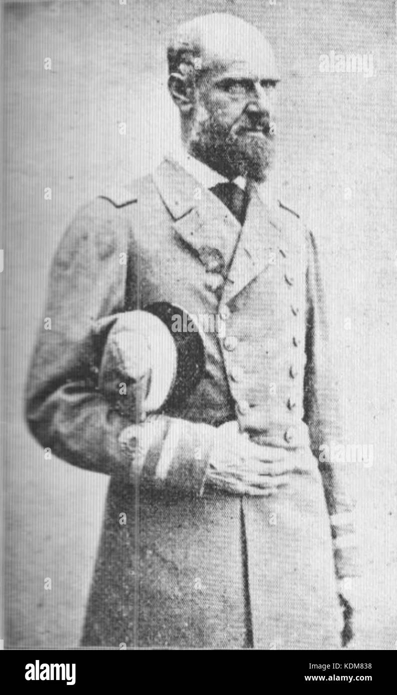 Joseph Nicholson Barney in Confederate Uniform Stock Photo
