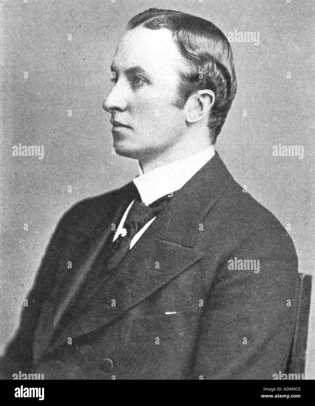 Portrait of George N. Curzon Stock Photo