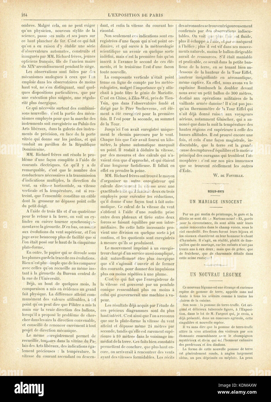 L'Exposition de Paris de 1889 No72 page 254 Stock Photo - Alamy