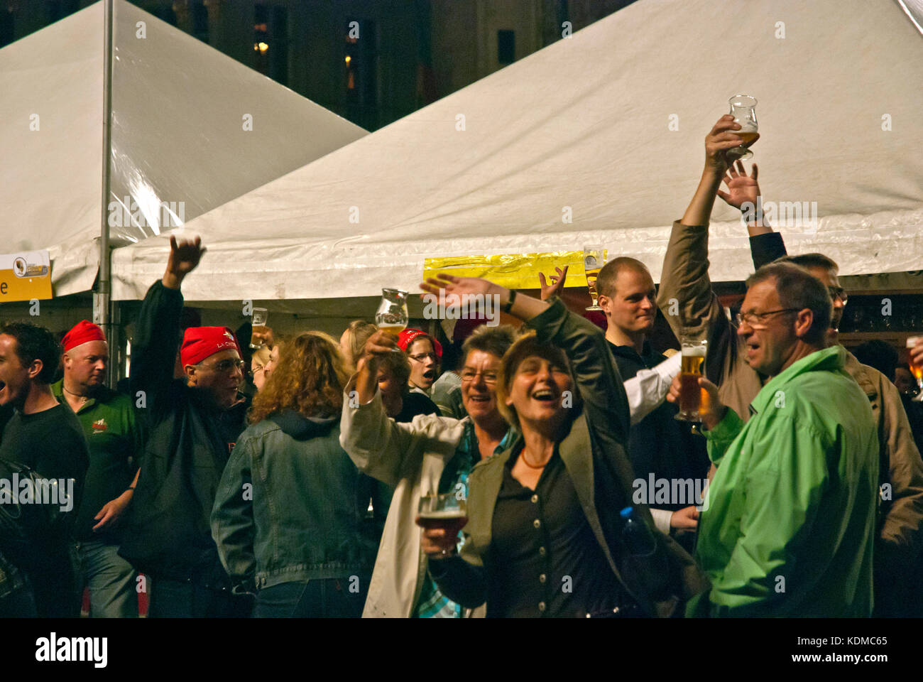 Belgian beer festival on Grand Place Stock Photo Alamy