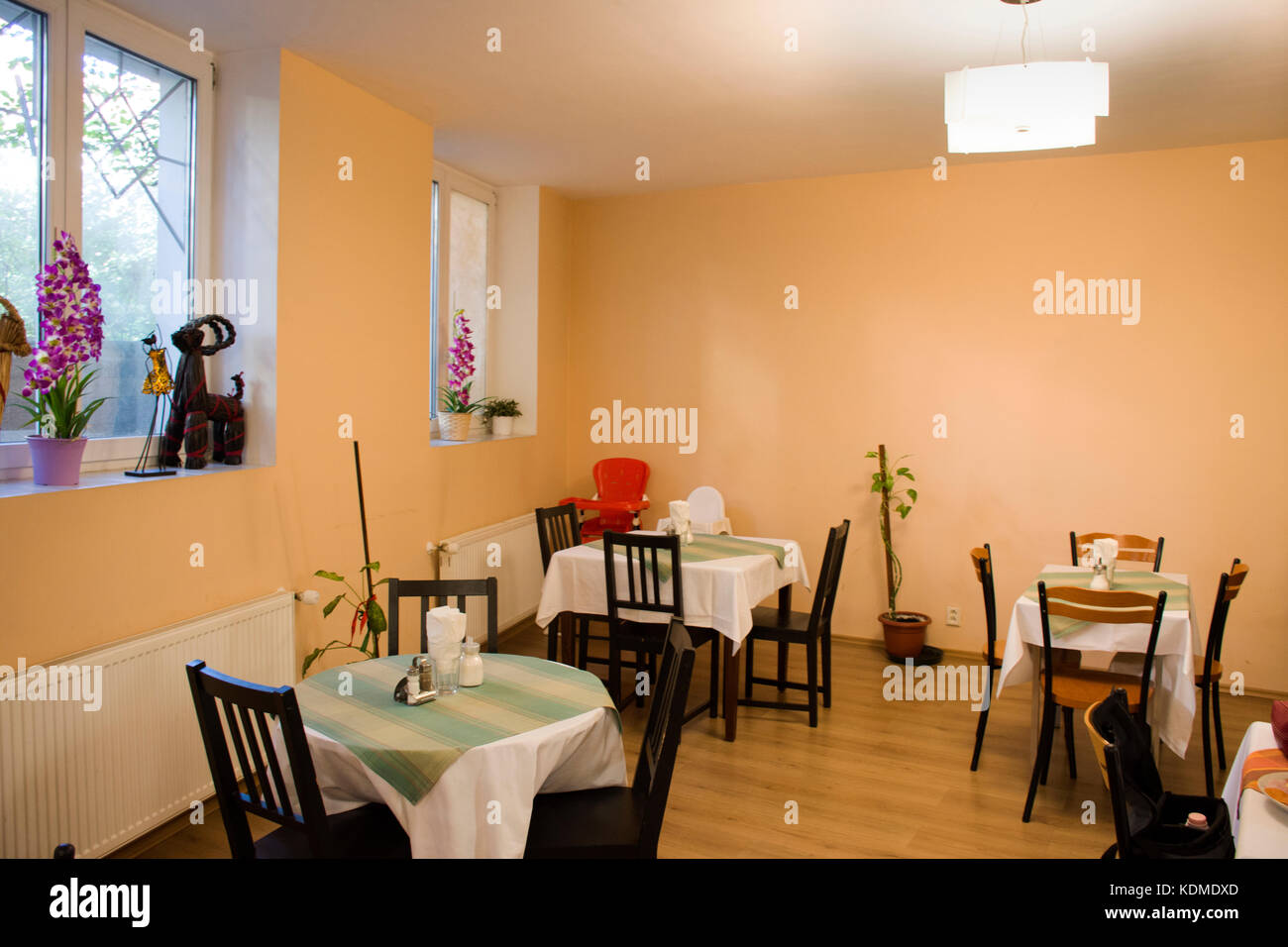 Travelers People Use And Eating Breakfast In Comfortable