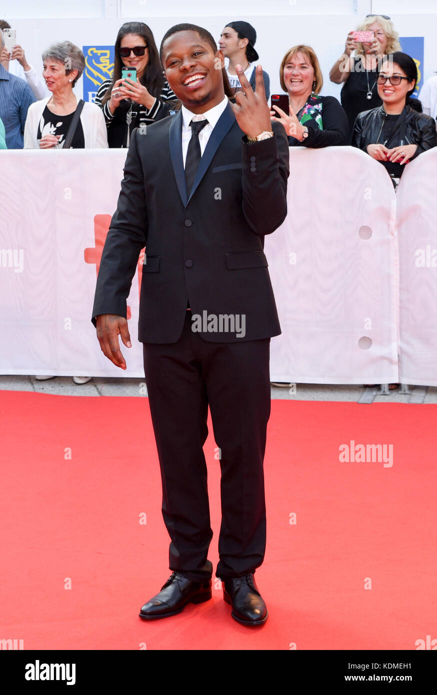 42nd Toronto International Film Festival - 'Mudbound' - Premiere  Featuring: Jason Mitchell Where: Toronto, Canada When: 12 Sep 2017 Credit: Jaime Espinoza/WENN.com Stock Photo