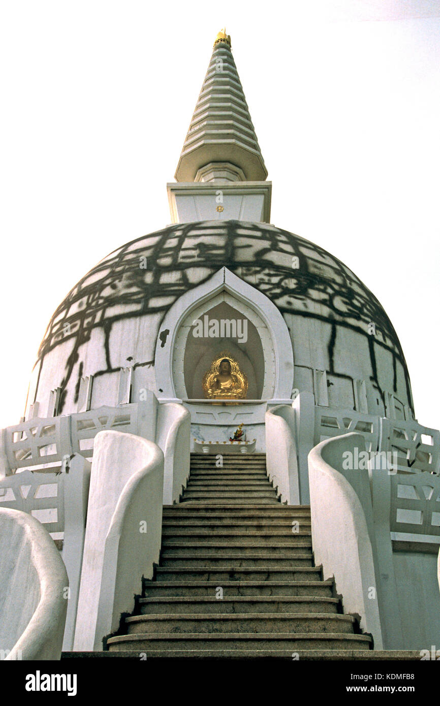 Ungarn, Balaton, Zalaszanto, buddhistisches Heiligtum Stock Photo