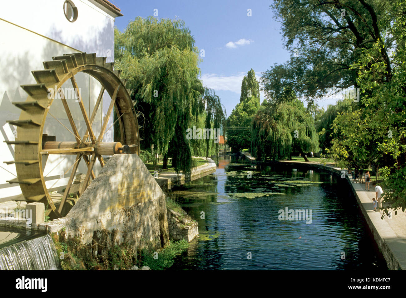 Tapolca, Wassermühle Stock Photo