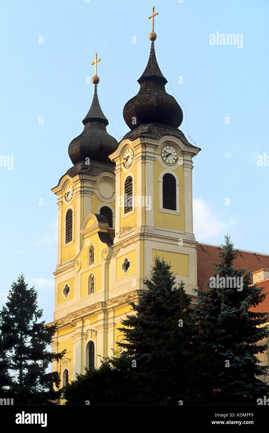Ungarn, Balaton, Tihany, Abteikirche Stock Photo