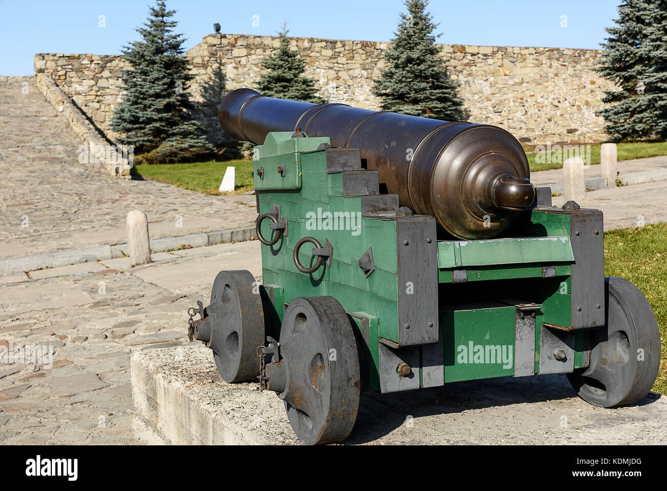 cannon of the 17th century Stock Photo