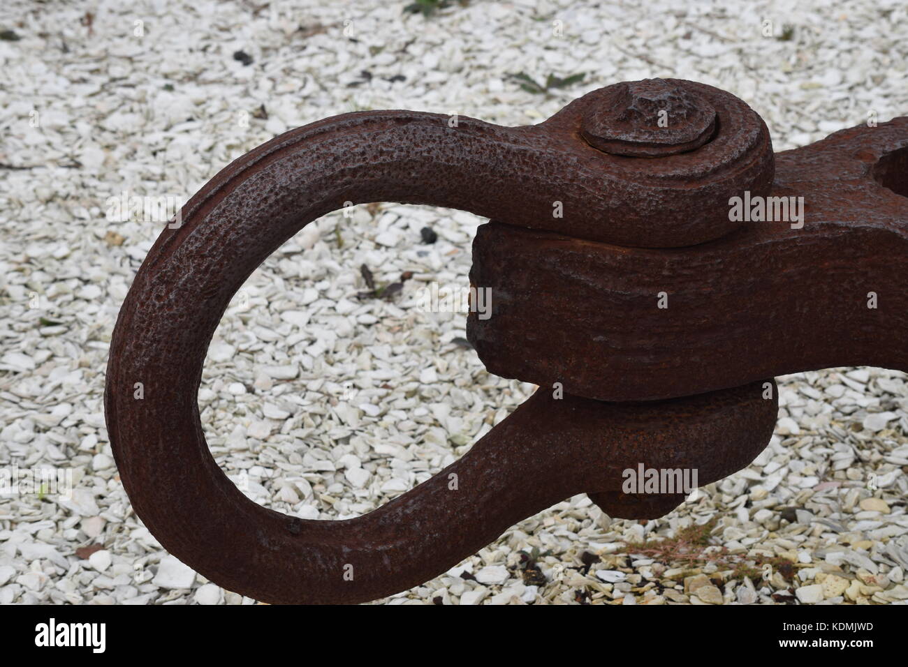 Rusting D Ring Stock Photo Alamy