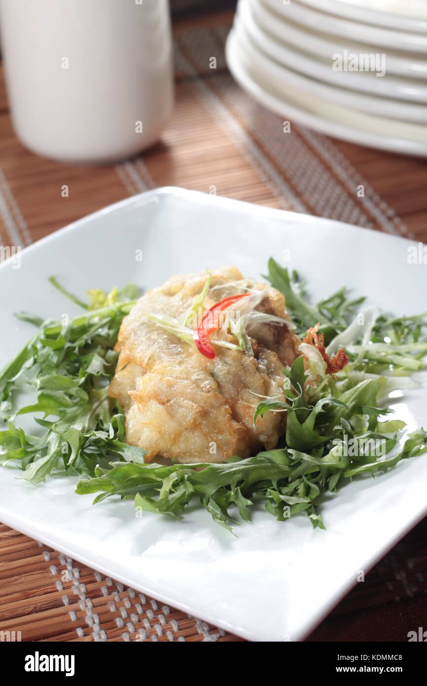deep fried fish Stock Photo - Alamy