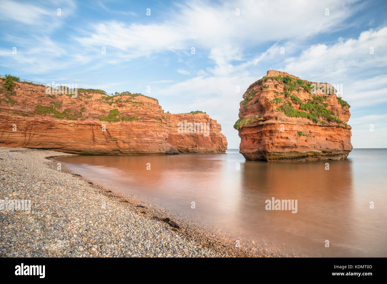 Ladram Bay, Devon, England, United Kingdom Stock Photo