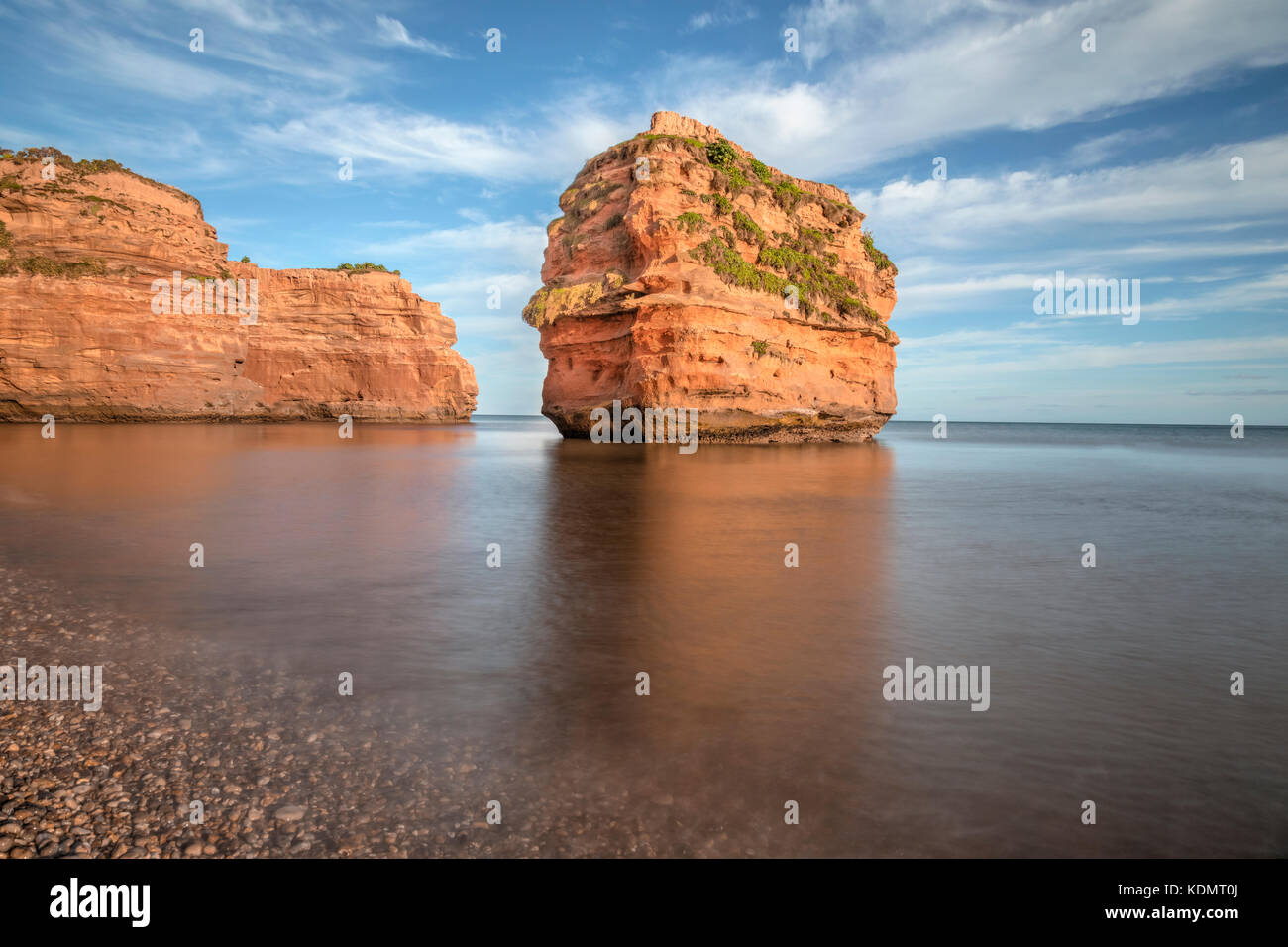 Ladram Bay, Devon, England, United Kingdom Stock Photo