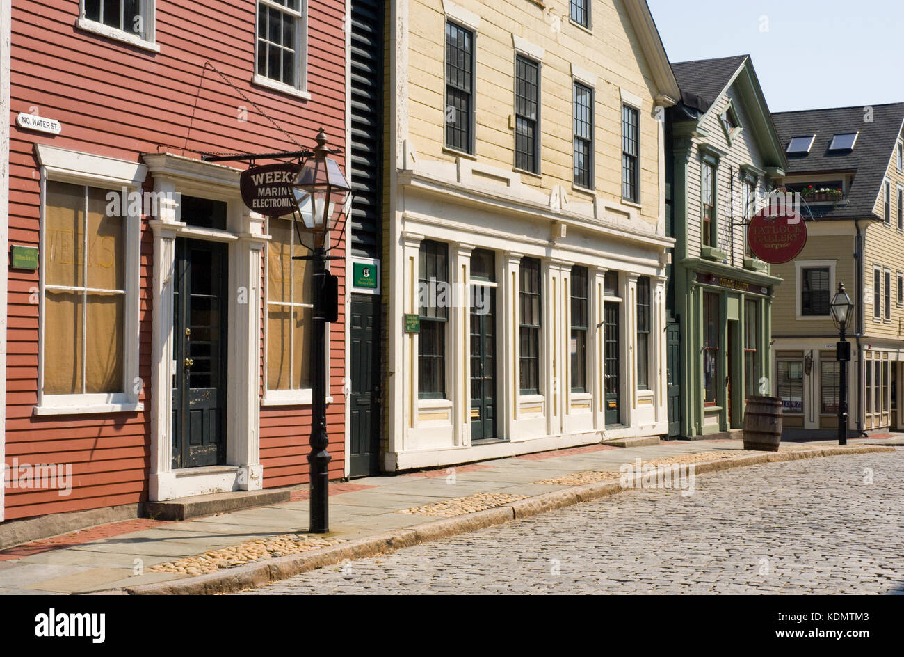 Water Street in New Bedford, Massachusetts Stock Photo Alamy