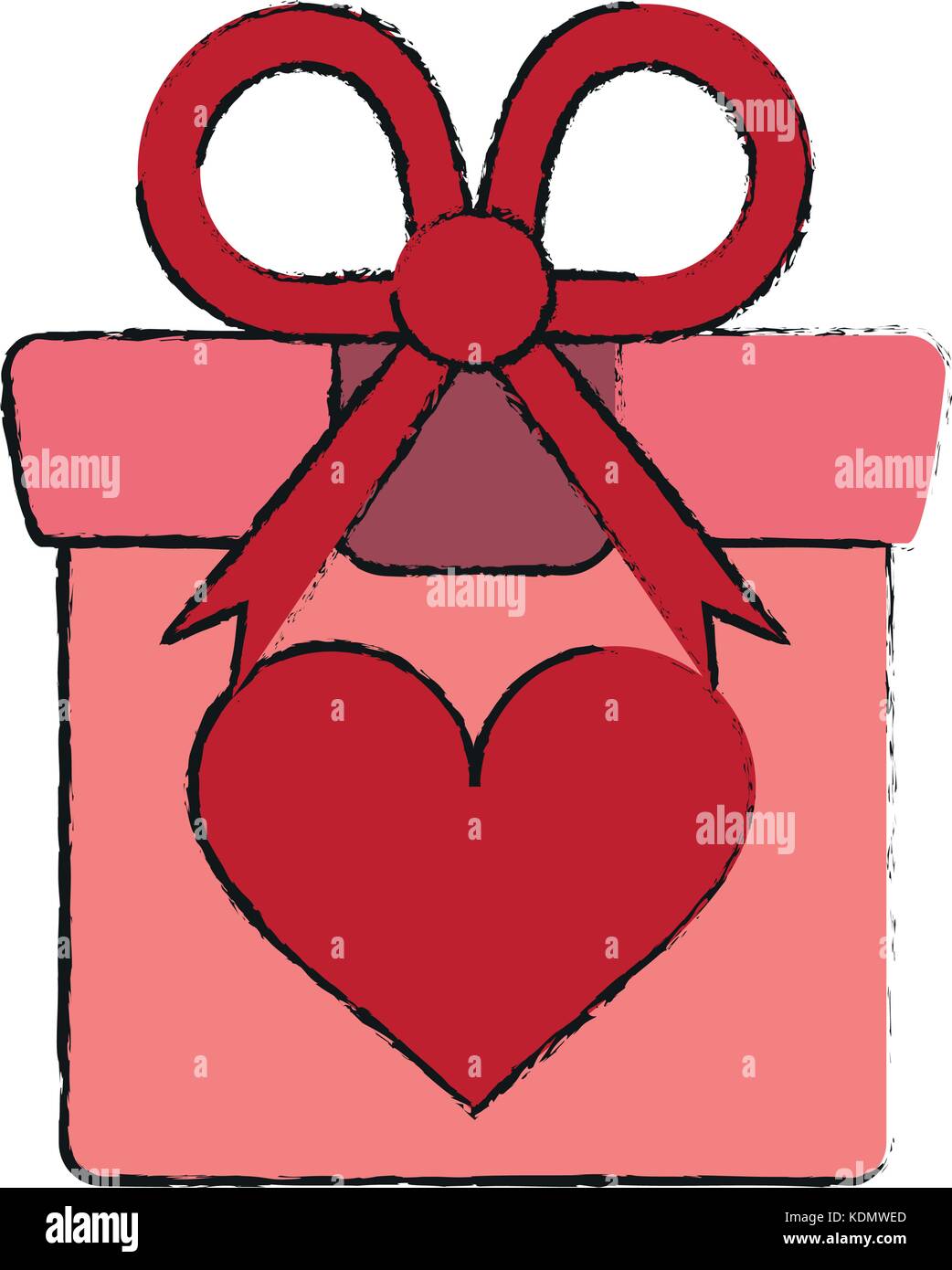 Romantic gift box Stock Vector Image &amp; Art - Alamy