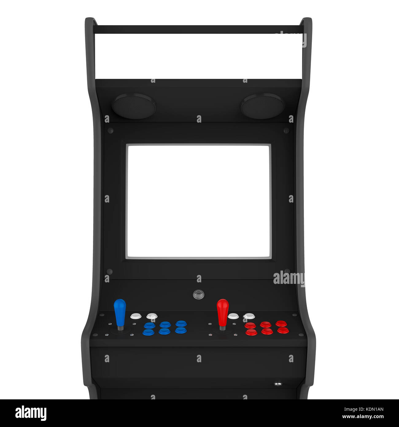 Arcade Game Machine Isolated Stock Photo Alamy