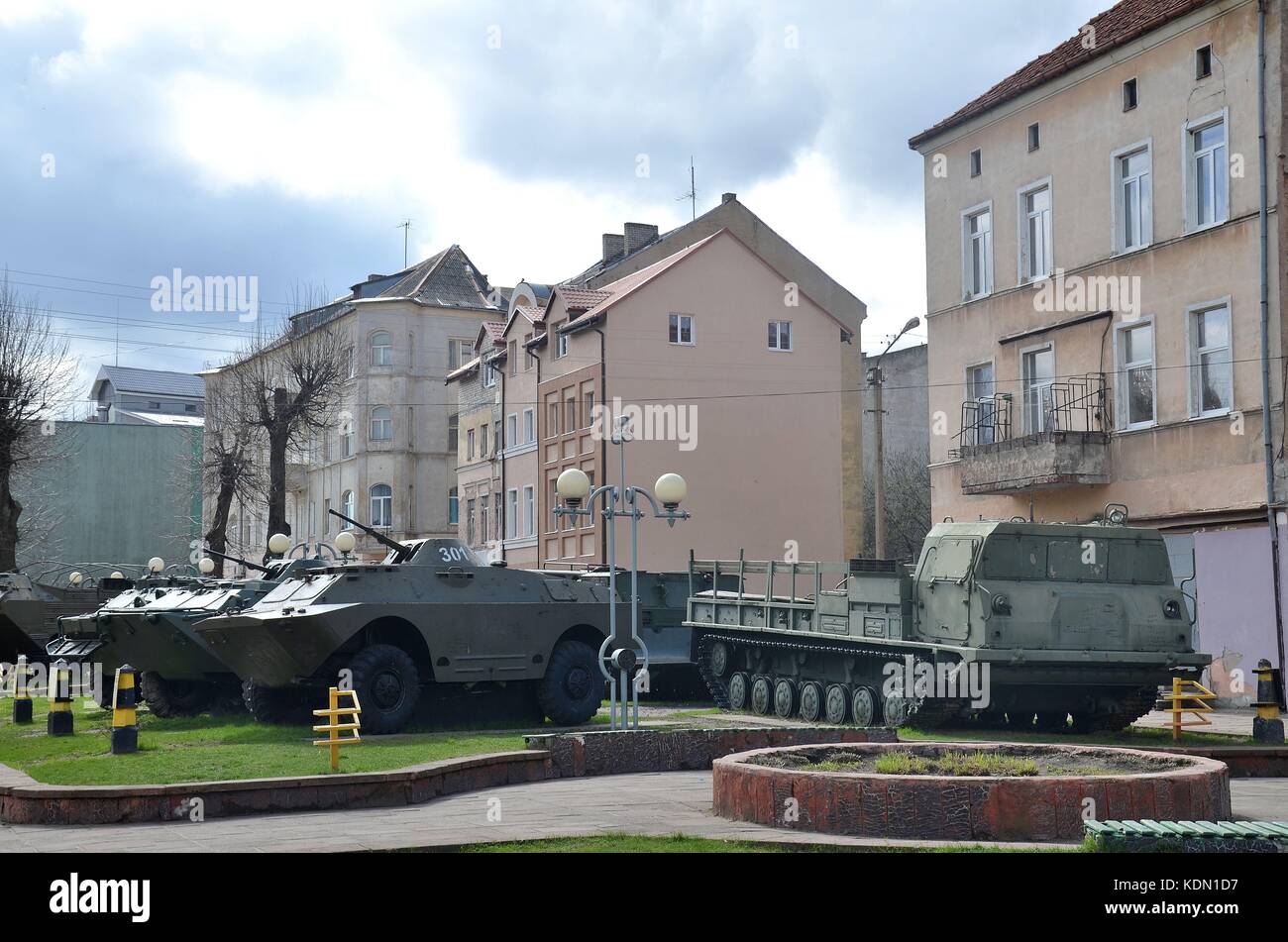 In der Innenstadt von Tilsit (Sowjetsk), Russische Föderation Stock Photo