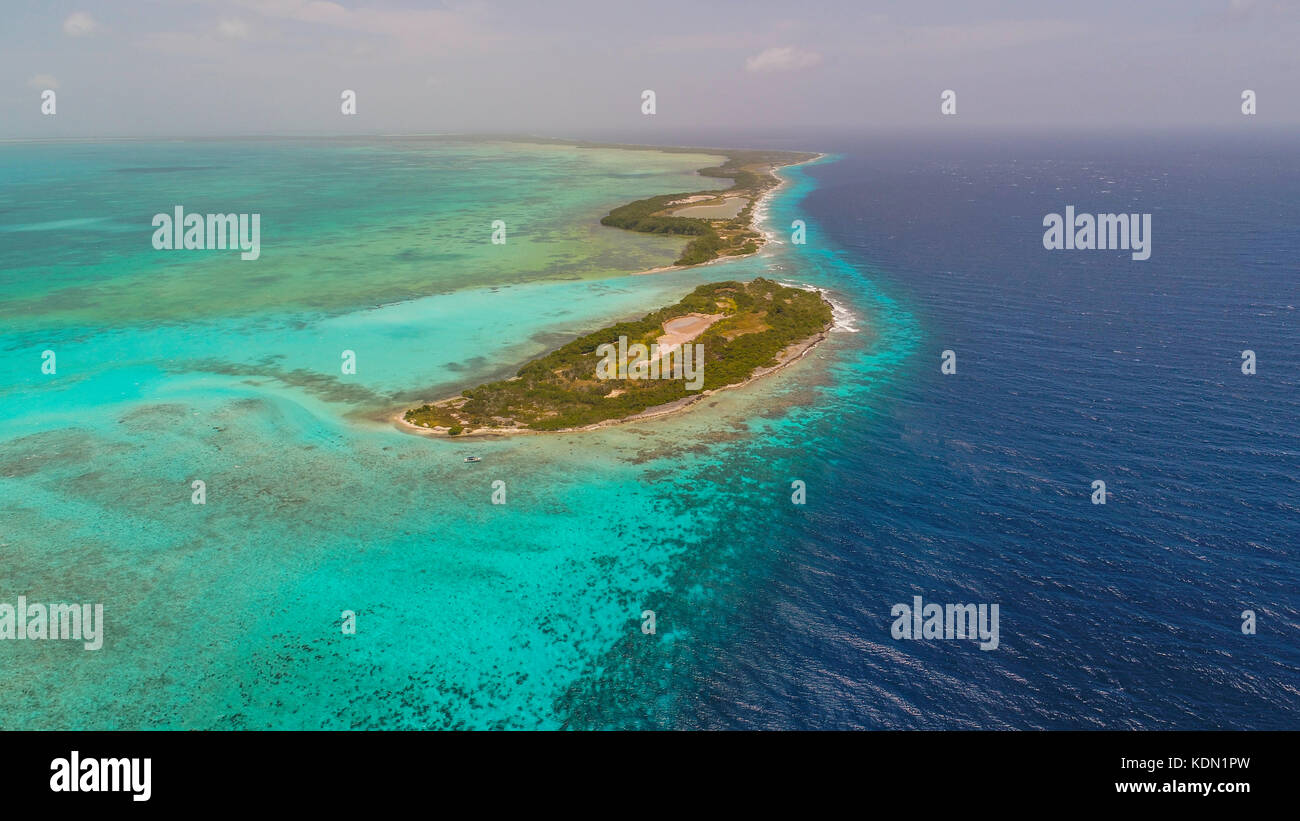 Aerial View los roques venezuela Stock Photo Alamy