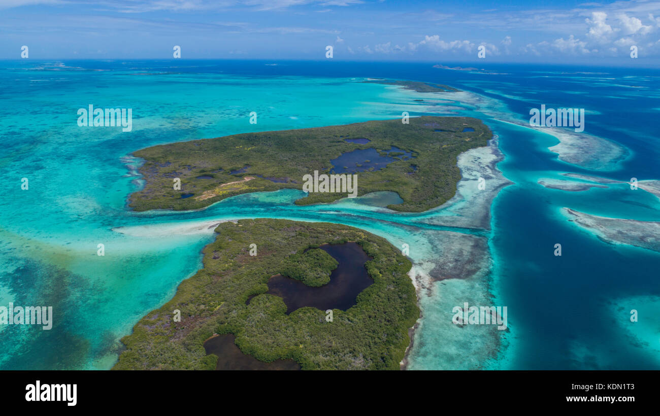 Aerial View los roques venezuela Stock Photo Alamy