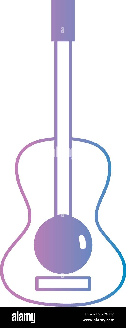 line guitar musical art instrument Stock Vector Image & Art - Alamy