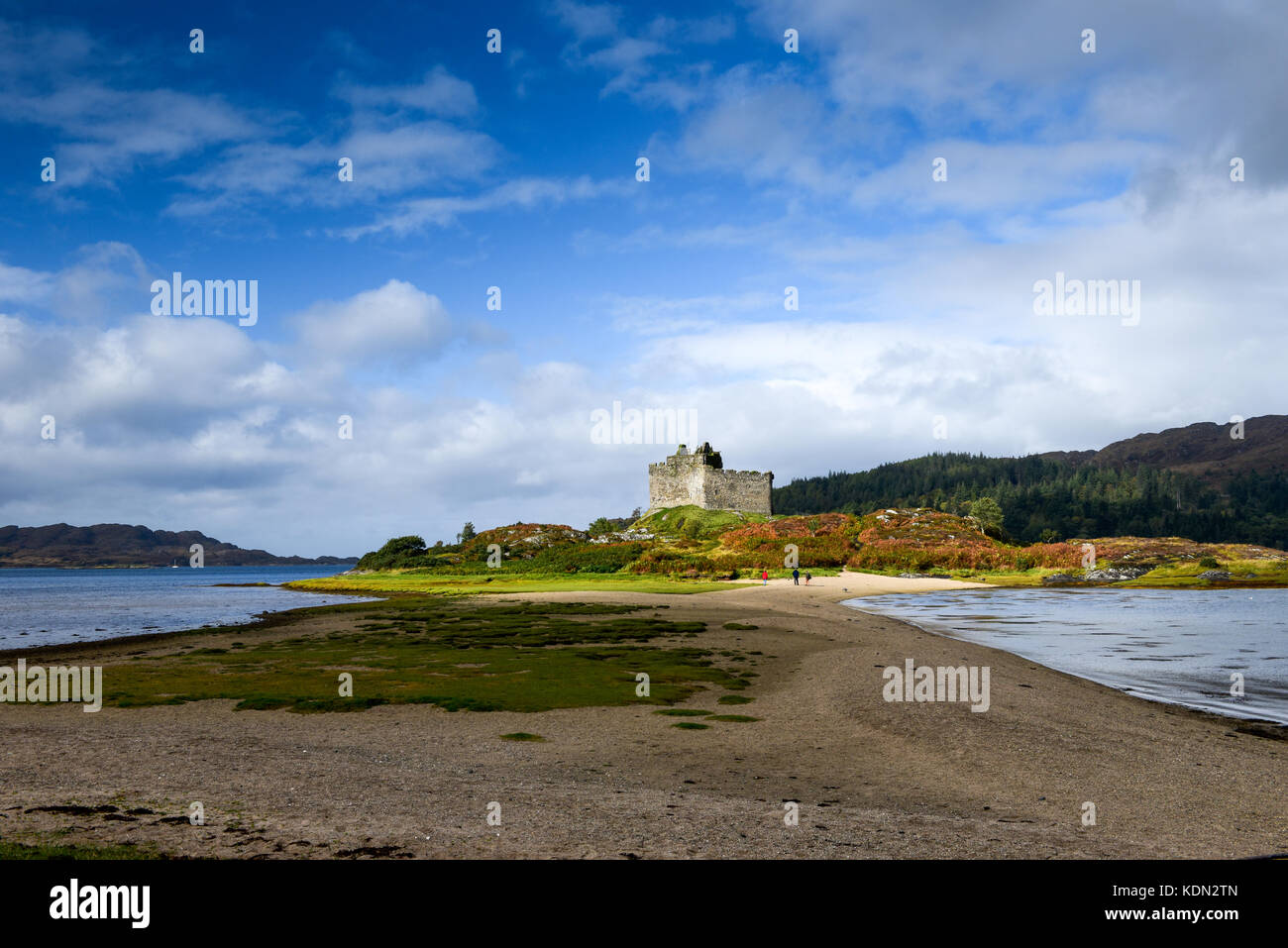 Castle Tioram Loch Moidart Argyll Scotland Stock Photo Alamy