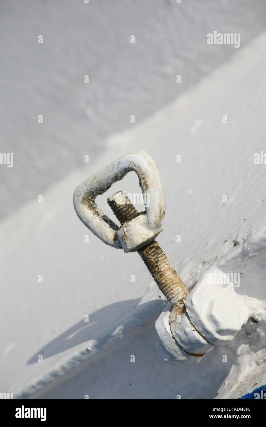 Schraube zum befestigen - Screw to secure Stock Photo