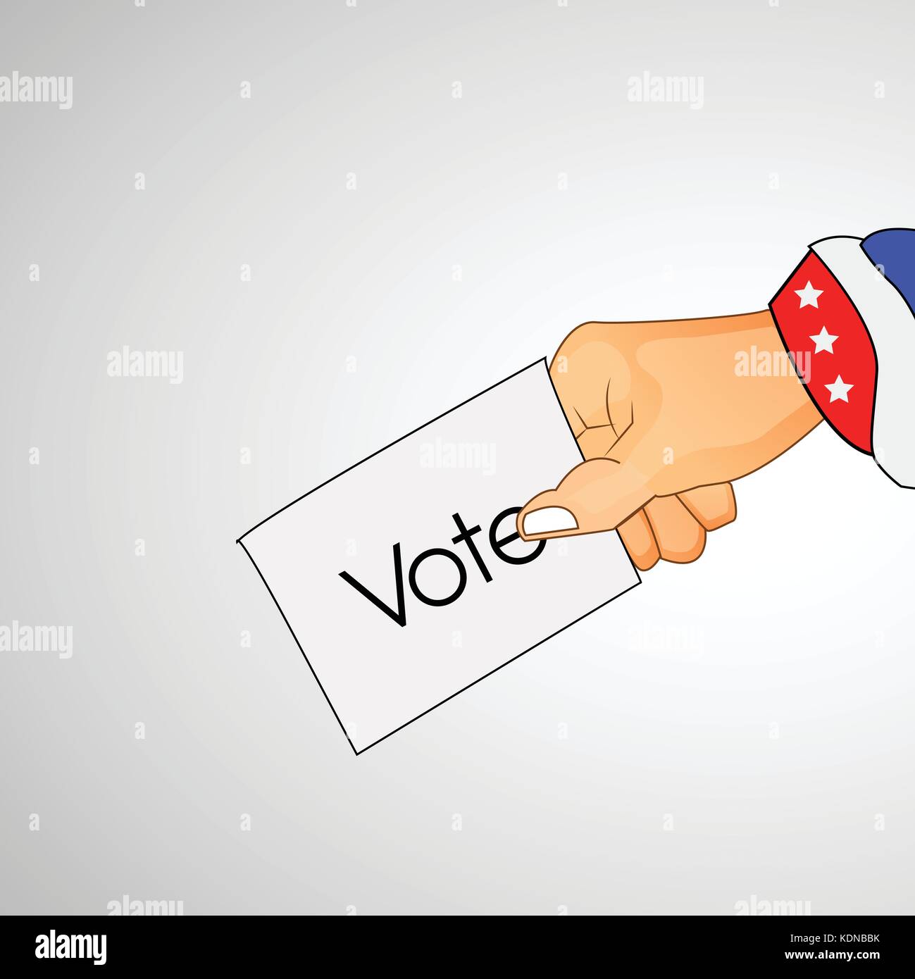 illustration of elements of election day background Stock Vector Image ...