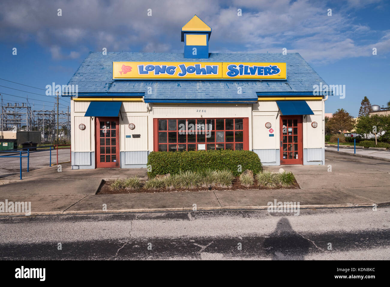 Long John Silvers Restaurant located in Eustis, Florida USA Stock Photo