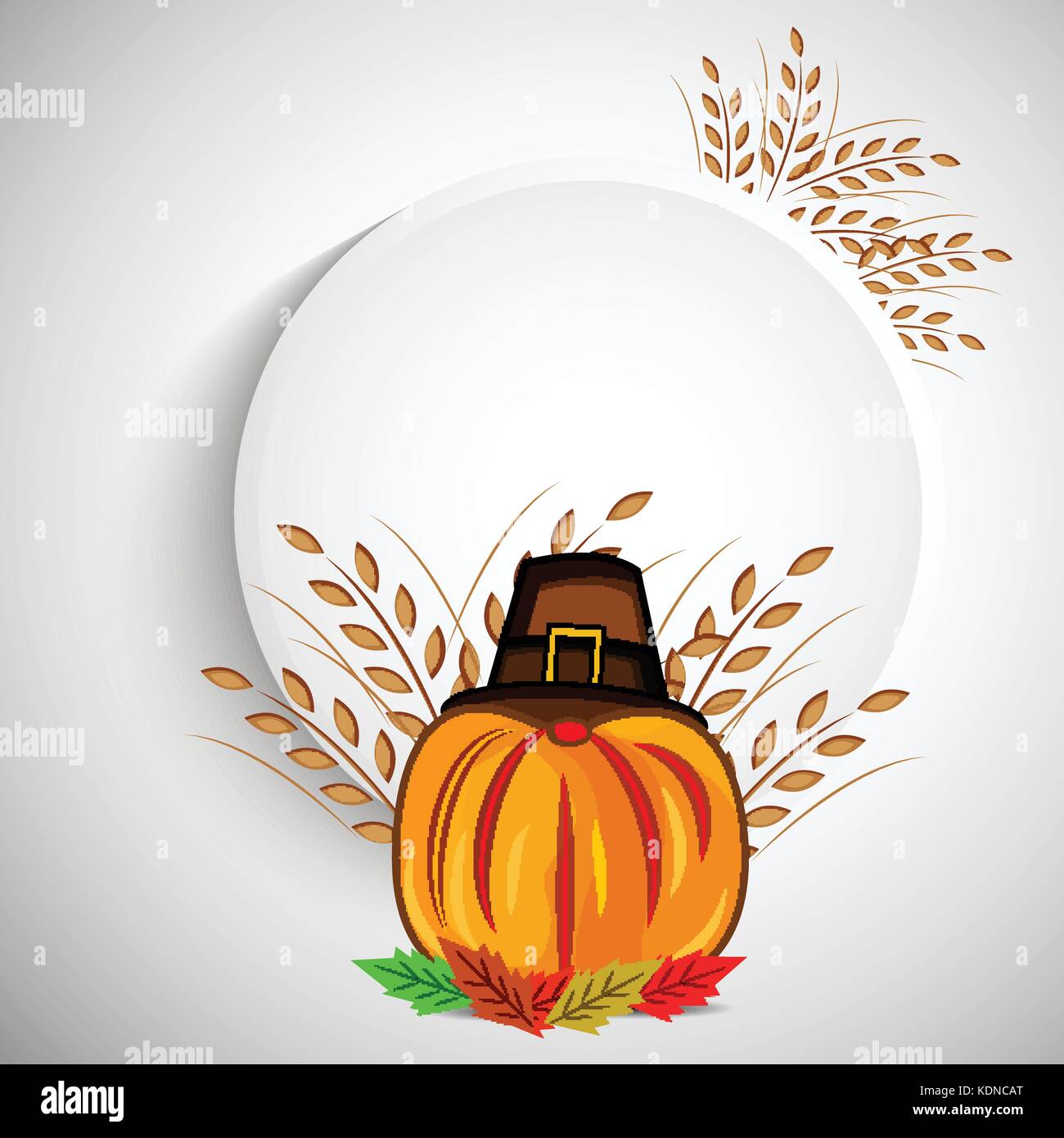 illustration of elements of thanksgiving background Stock Vector Image ...